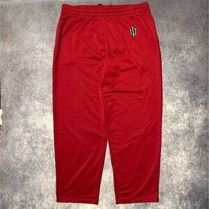 Indiana University Hoosiers Mens XL Red Athletic Track Pants NCAA AS‎ Sports